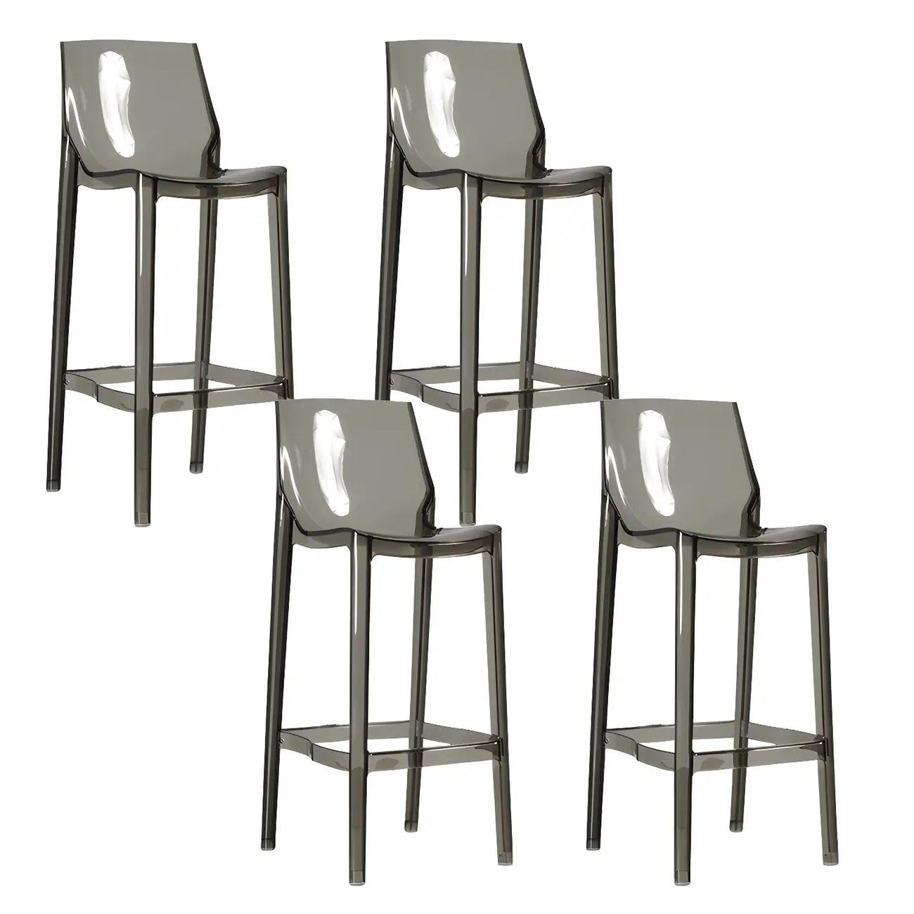 Tabouret de bar moderne en acrylique, coloré, durable et élégant
