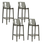 Tabouret de bar moderne en acrylique, coloré, durable et élégant