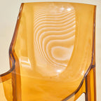 Tabouret de bar moderne en acrylique, coloré, durable et élégant