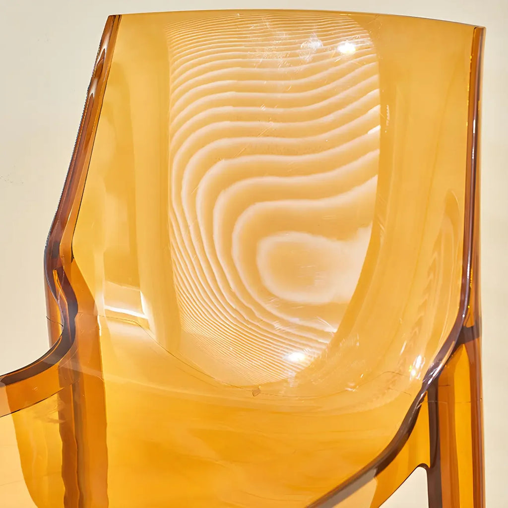 Tabouret de bar moderne en acrylique, coloré, durable et élégant