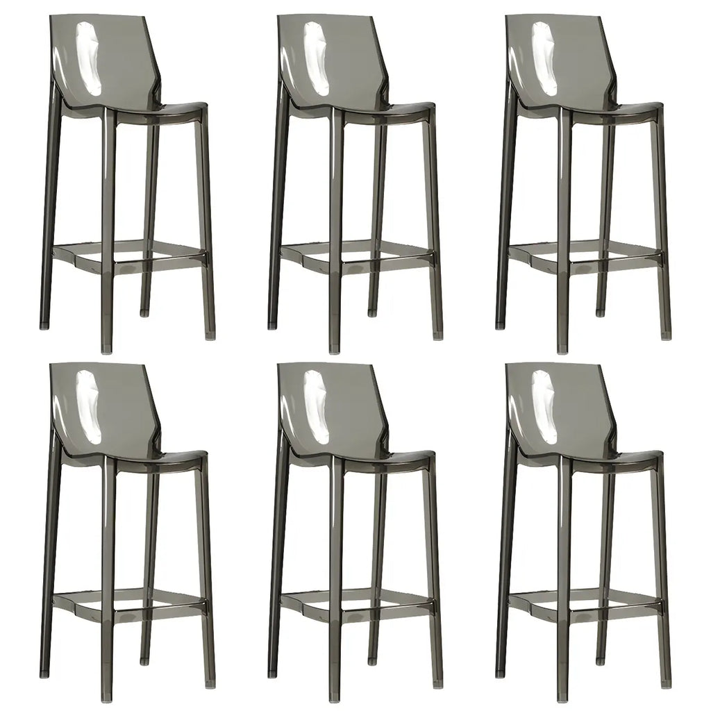 Tabouret de bar moderne en acrylique, coloré, durable et élégant