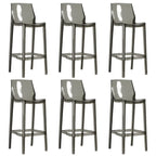 Tabouret de bar moderne en acrylique, coloré, durable et élégant