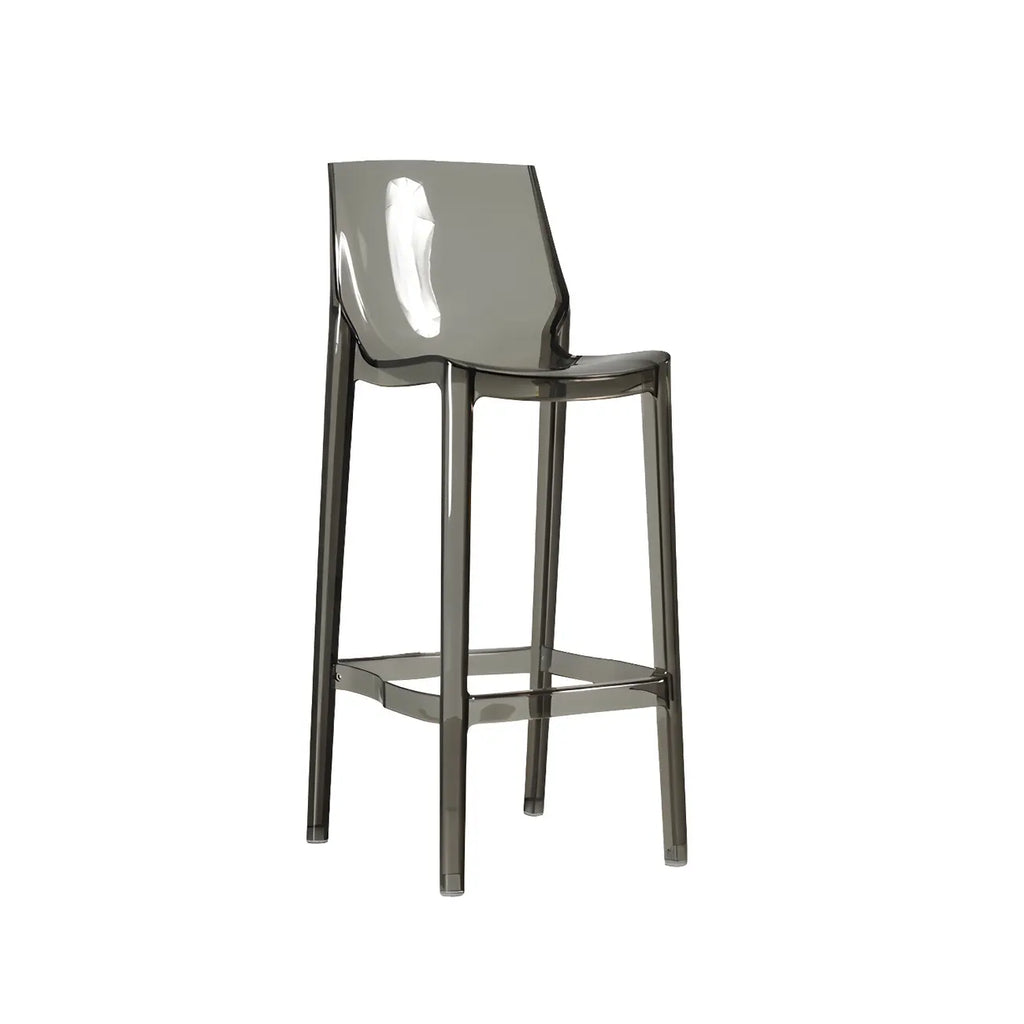 Tabouret de bar moderne en acrylique, coloré, durable et élégant
