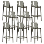 Tabouret de bar moderne en acrylique, coloré, durable et élégant