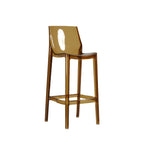Tabouret de bar moderne en acrylique, coloré, durable et élégant