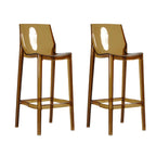 Tabouret de bar moderne en acrylique, coloré, durable et élégant