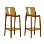 Tabouret de bar moderne en acrylique, coloré, durable et élégant