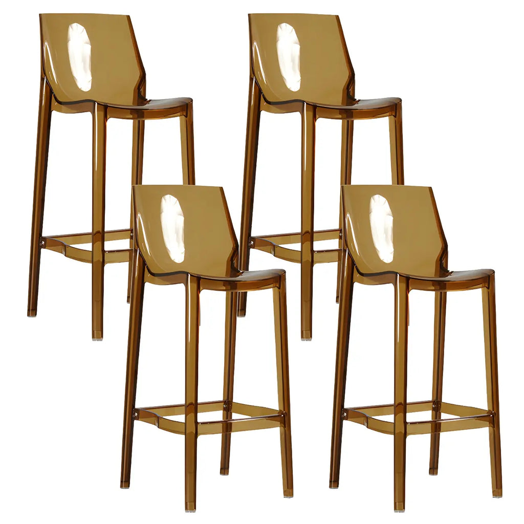 Tabouret de bar moderne en acrylique, coloré, durable et élégant