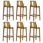 Tabouret de bar moderne en acrylique, coloré, durable et élégant