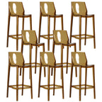Tabouret de bar moderne en acrylique, coloré, durable et élégant
