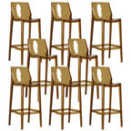 Tabouret de bar moderne en acrylique, coloré, durable et élégant