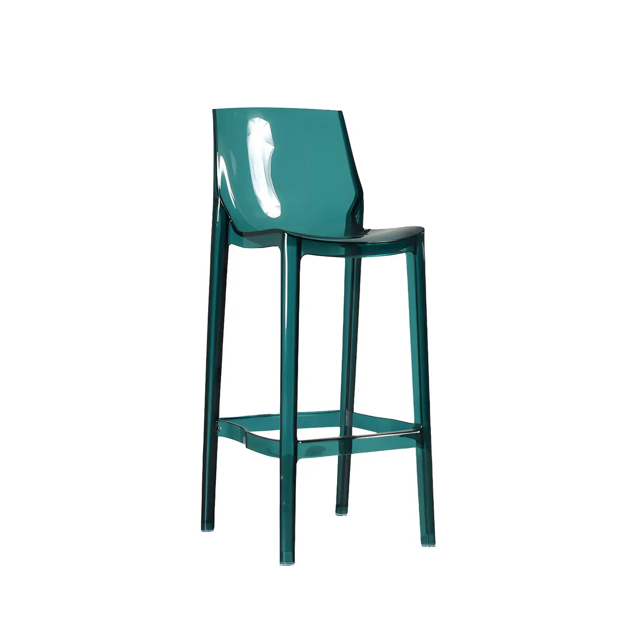 Tabouret de bar moderne en acrylique, coloré, durable et élégant