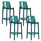 Tabouret de bar moderne en acrylique, coloré, durable et élégant