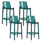 Tabouret de bar moderne en acrylique, coloré, durable et élégant