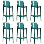 Tabouret de bar moderne en acrylique, coloré, durable et élégant