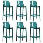 Tabouret de bar moderne en acrylique, coloré, durable et élégant