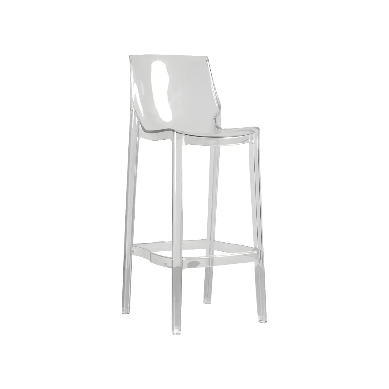 Tabouret de bar moderne en acrylique, coloré, durable et élégant