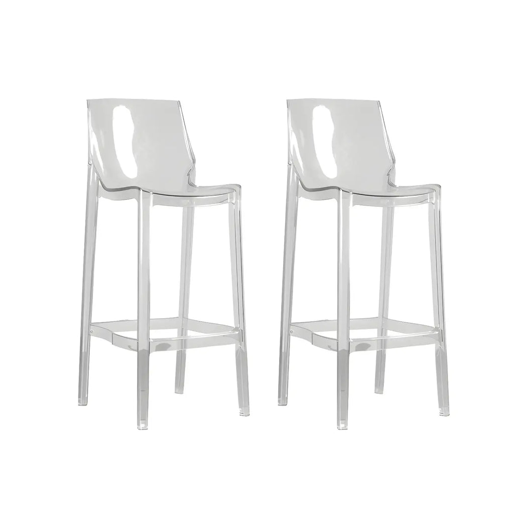 Tabouret de bar moderne en acrylique, coloré, durable et élégant