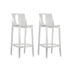 Tabouret de bar moderne en acrylique, coloré, durable et élégant
