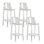Tabouret de bar moderne en acrylique, coloré, durable et élégant