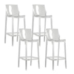 Tabouret de bar moderne en acrylique, coloré, durable et élégant