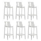 Tabouret de bar moderne en acrylique, coloré, durable et élégant