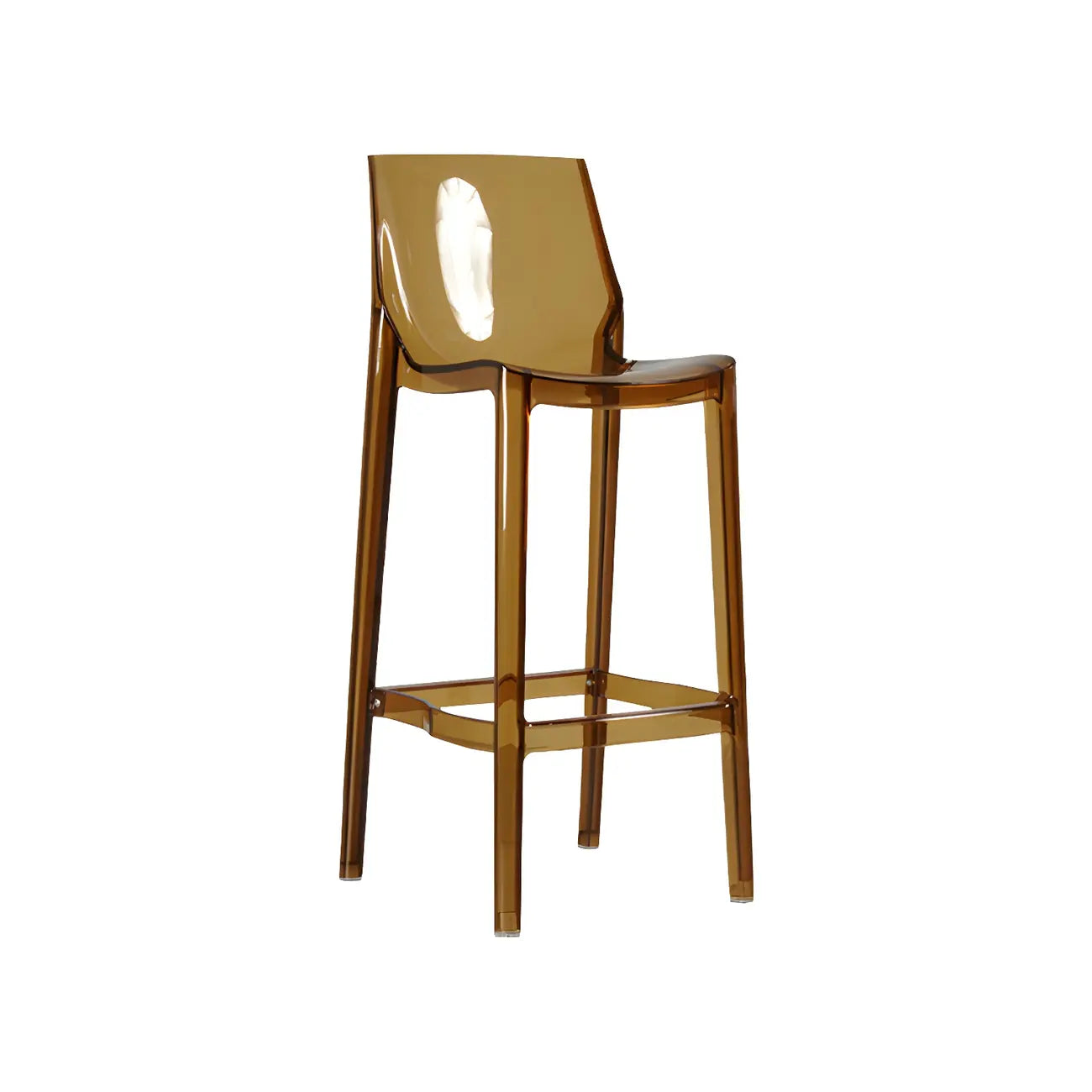 Tabouret de bar moderne en acrylique, coloré, durable et élégant