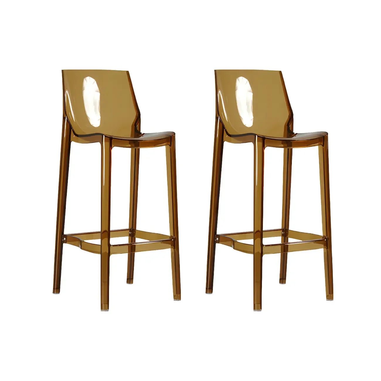 Tabouret de bar moderne en acrylique, coloré, durable et élégant