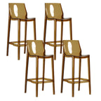 Tabouret de bar moderne en acrylique, coloré, durable et élégant