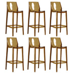 Tabouret de bar moderne en acrylique, coloré, durable et élégant