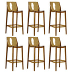 Tabouret de bar moderne en acrylique, coloré, durable et élégant