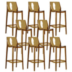 Tabouret de bar moderne en acrylique, coloré, durable et élégant