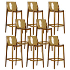 Tabouret de bar moderne en acrylique, coloré, durable et élégant