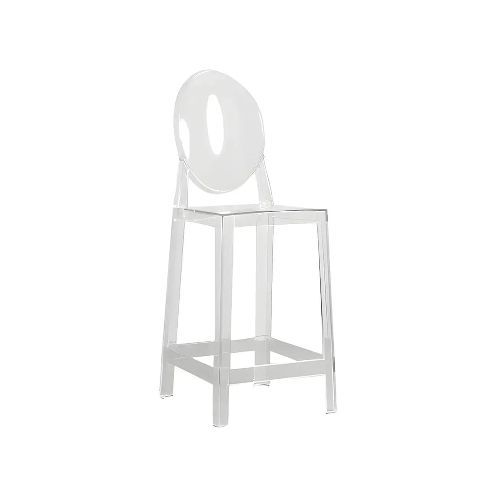Tabouret de bar moderne en acrylique, coloré, durable et élégant