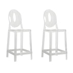 Tabouret de bar moderne en acrylique, coloré, durable et élégant