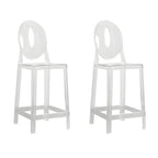 Tabouret de bar moderne en acrylique, coloré, durable et élégant