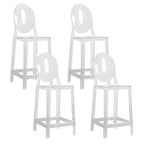 Tabouret de bar moderne en acrylique, coloré, durable et élégant