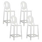 Tabouret de bar moderne en acrylique, coloré, durable et élégant