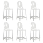 Tabouret de bar moderne en acrylique, coloré, durable et élégant