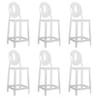 Tabouret de bar moderne en acrylique, coloré, durable et élégant