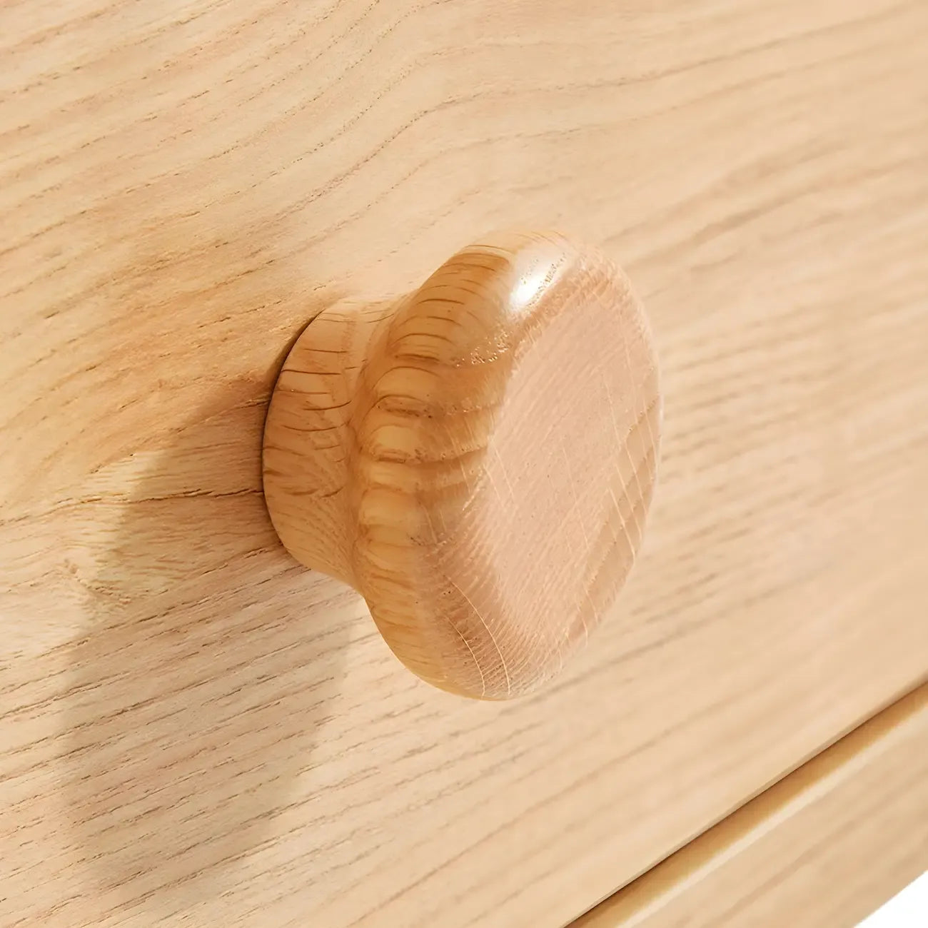 Table de chevet Childroom en bois massif à 2 niveaux avec pieds