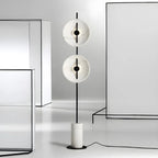 Lampadaire LED haut à 2 lumières avec lumière chaude pour les espaces de vie