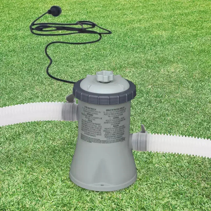 Piscine hors sol ronde Intex avec cadre métallique, 3,05 x 0,76 m + pompe de filtration 1 250 L/h