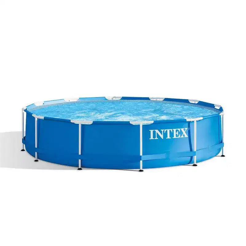 Piscine extérieure Intex 3,66 m x 0,76 m avec pompe de filtration à cartouche, cartouche filtrante et couverture