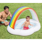 Piscine gonflable ronde Intex 57141EP Nuage arc-en-ciel pour bébés de 1 à 3 ans