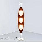 Piantana LED integrata a 3 luci, modello 63 Mid-Century Modern