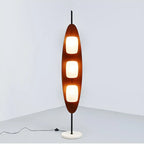 Piantana LED integrata a 3 luci, modello 63 Mid-Century Modern