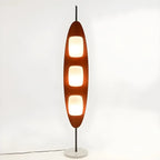 Piantana LED integrata a 3 luci, modello 63 Mid-Century Modern