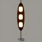 Piantana LED integrata a 3 luci, modello 63 Mid-Century Modern