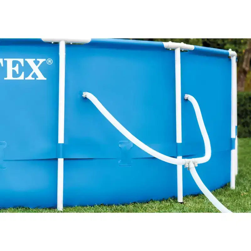 Piscine tubulaire Intex 3,66 x 0,76 m avec pompe de filtration et bâche (lot de 2)